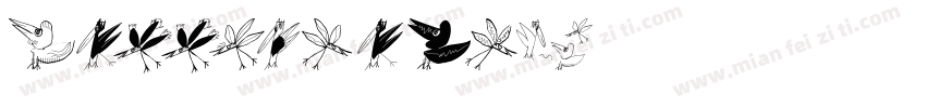 Little Birds字体转换